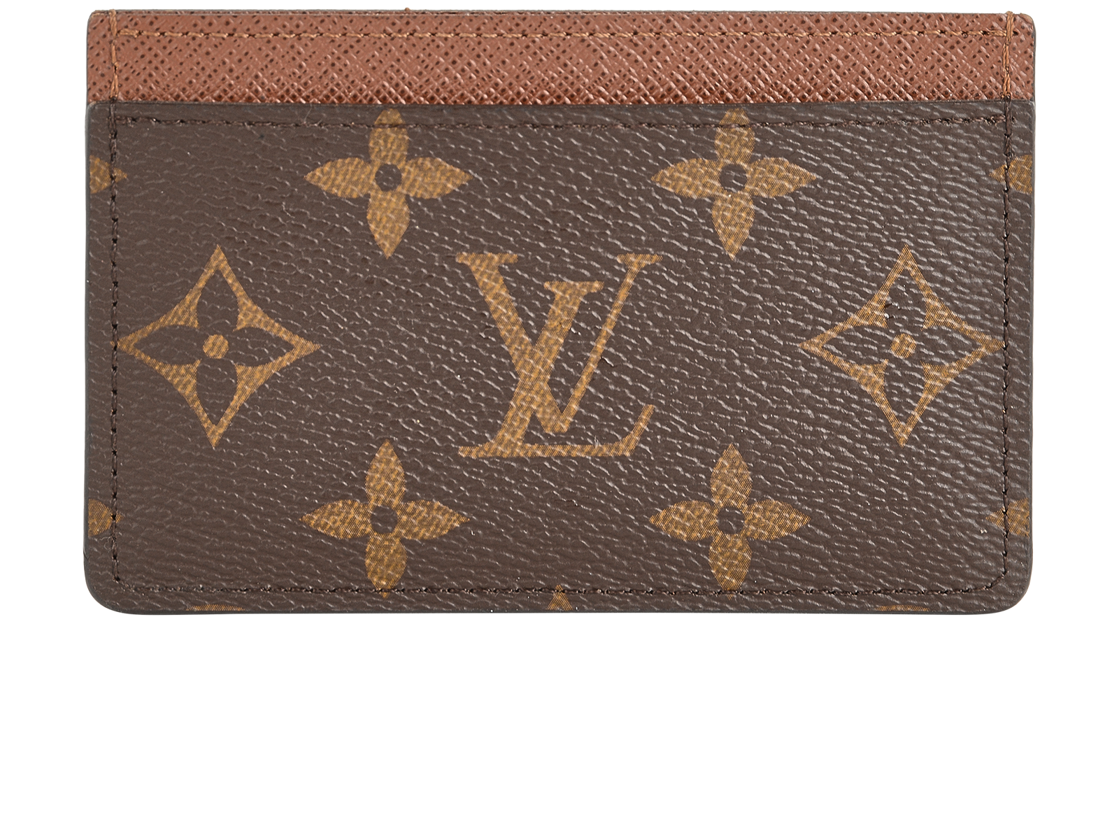 Louis Vuitton Card Holder, &pound;110, Accessories, Brown, Canvas, Back view